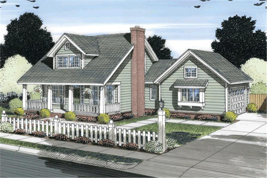 1 1 2 Story House Plan 178 1251 3 Bedrm 1675 Sq Ft Home  - Country House Plans 1 1/2 Story