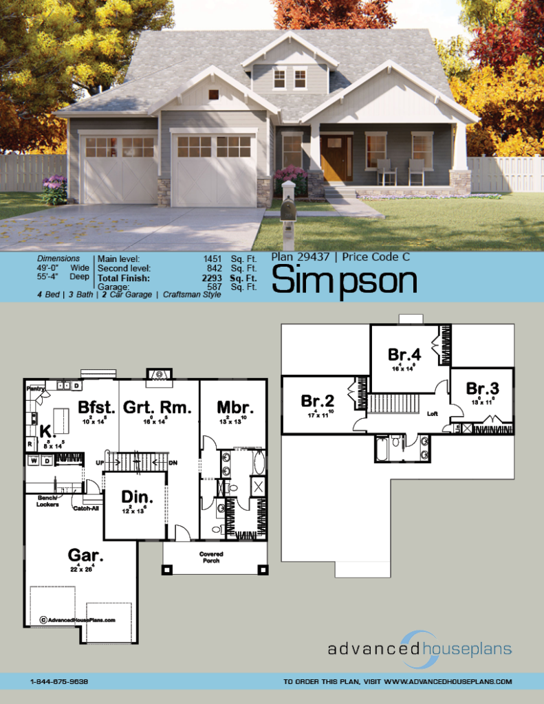 1 5 Story Home Floor Plans Floorplans click - Craftsman House Plans 1.5 Story