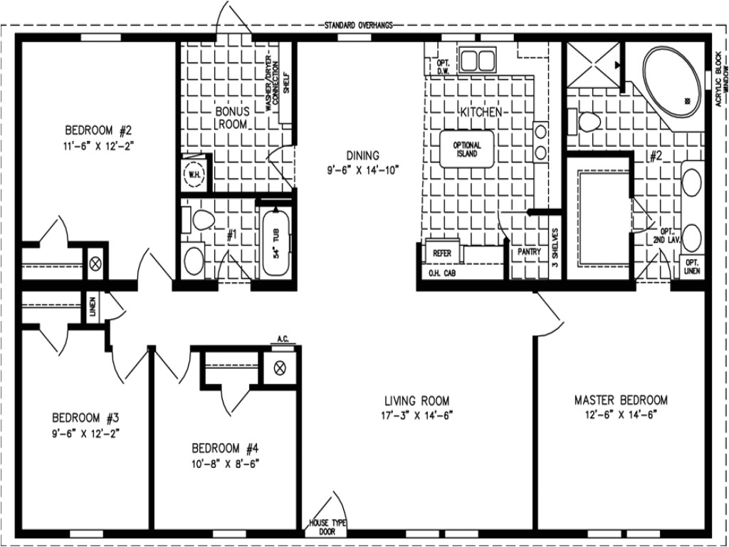 1400 Sq Ft House Plans With Basement - 1400 Square Foot Two Story House Plans