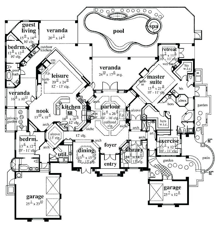  16 Luxury One Story House Plans Fresh Concept Img Gallery - 1 Story Luxury House Plans