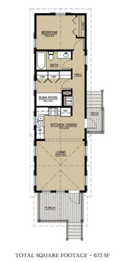 2 Bedroom Shotgun House Plans Printable Templates Free - 2 Story Shotgun House Floor Plan