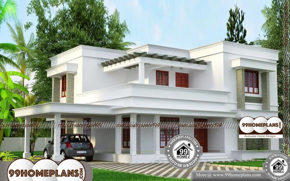 2 BHK House Plans 30x40 2 Story Homes Low Budget Home Design India - 30X40 Two Story House Plans