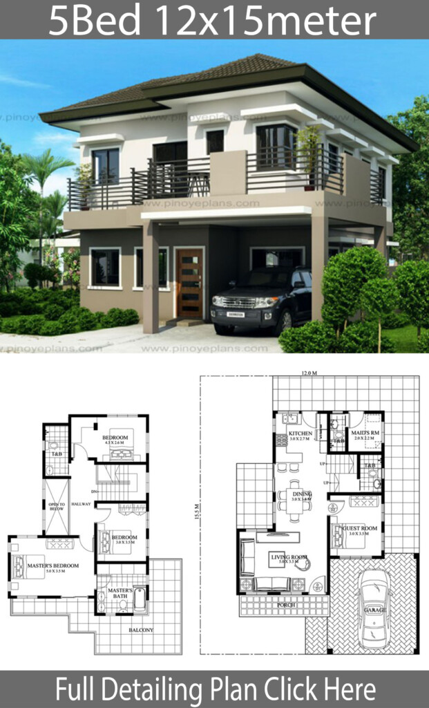 2 Storey 5 Bedroom House Plans 3d 1st Floor 3d Model Image Of Elizabeth  - 5 Bedroom House 2 Story Plans