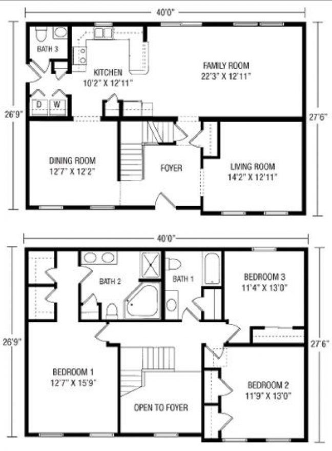 2 Storey House Plans Floor Plan With Perspective New Nor Cape  - Free 2 Story House Floor Plans