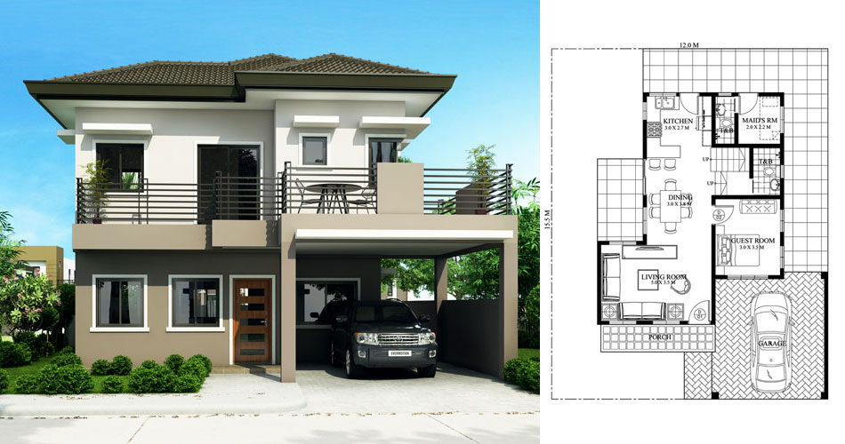 2 Story House Designs And Floor Plans In The Philippines Viewfloor co - Budget 2 Story House Plans Philippines