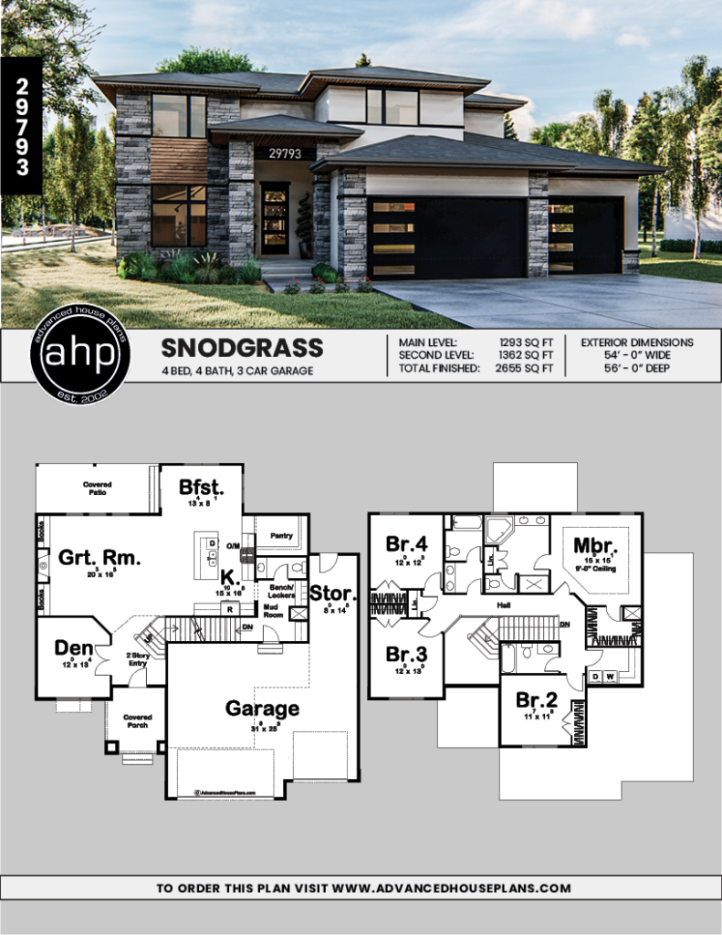 2 Story House Plans An Overview House Plans - 2 Story Modern House Plans