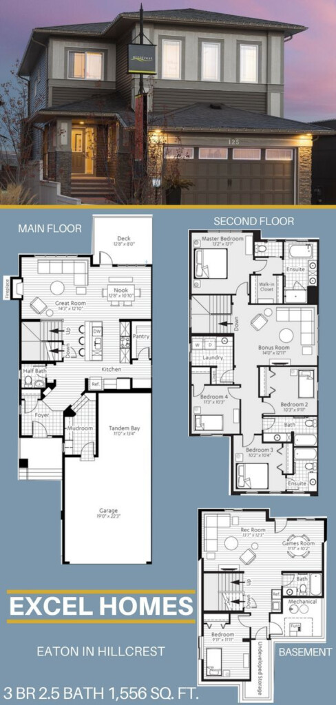 2 Story House With Basement Floor Plans Flooring Tips - 2 Story House With Basement Floor Plans