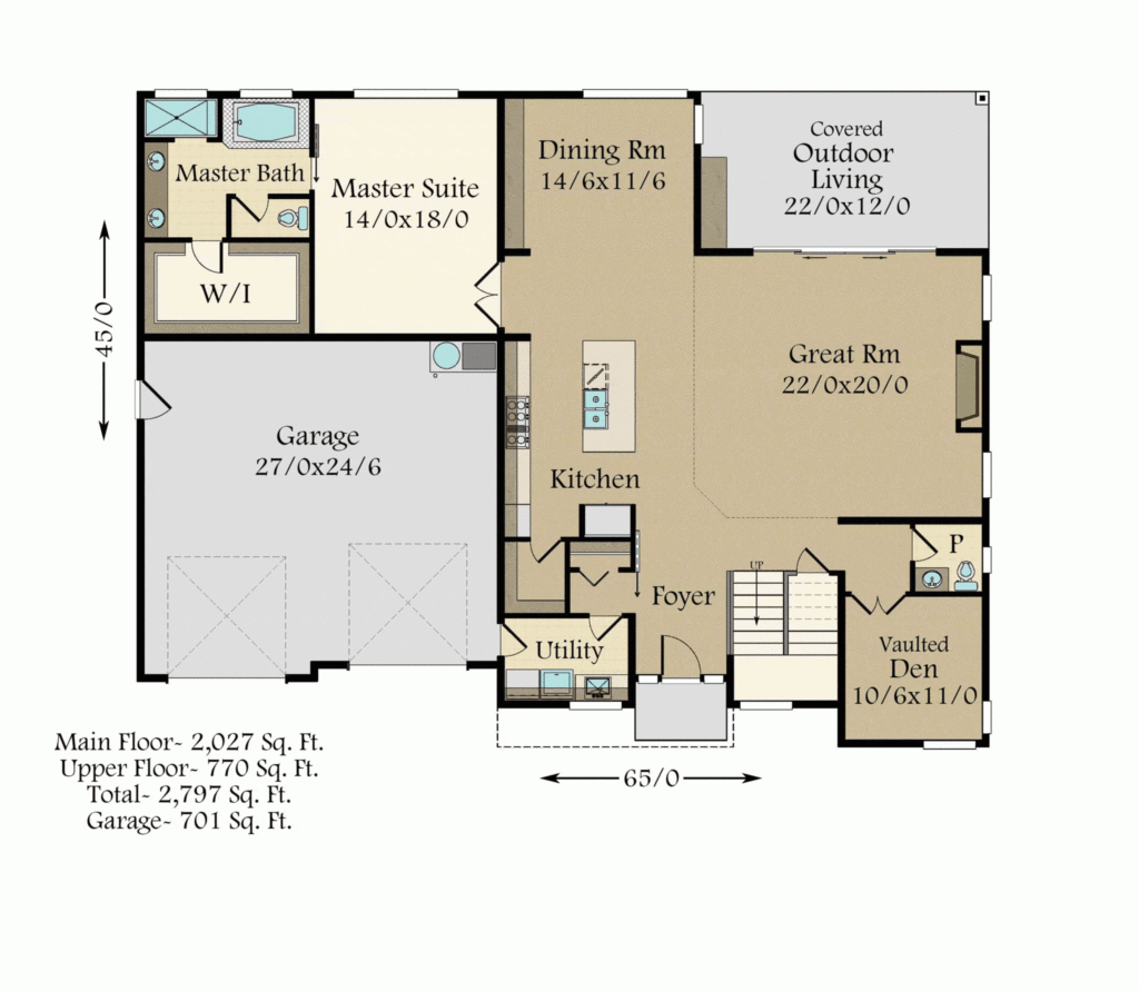 2 Story Master On Main Floor Plans Floorplans click - Two Story House Plans With Master On Main Level