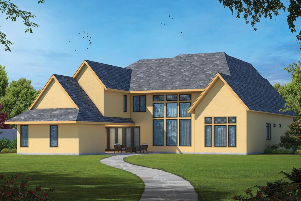 2 Story Transitional European Home Plan With Two Master Suites  - 2 Story Transitional House Plans