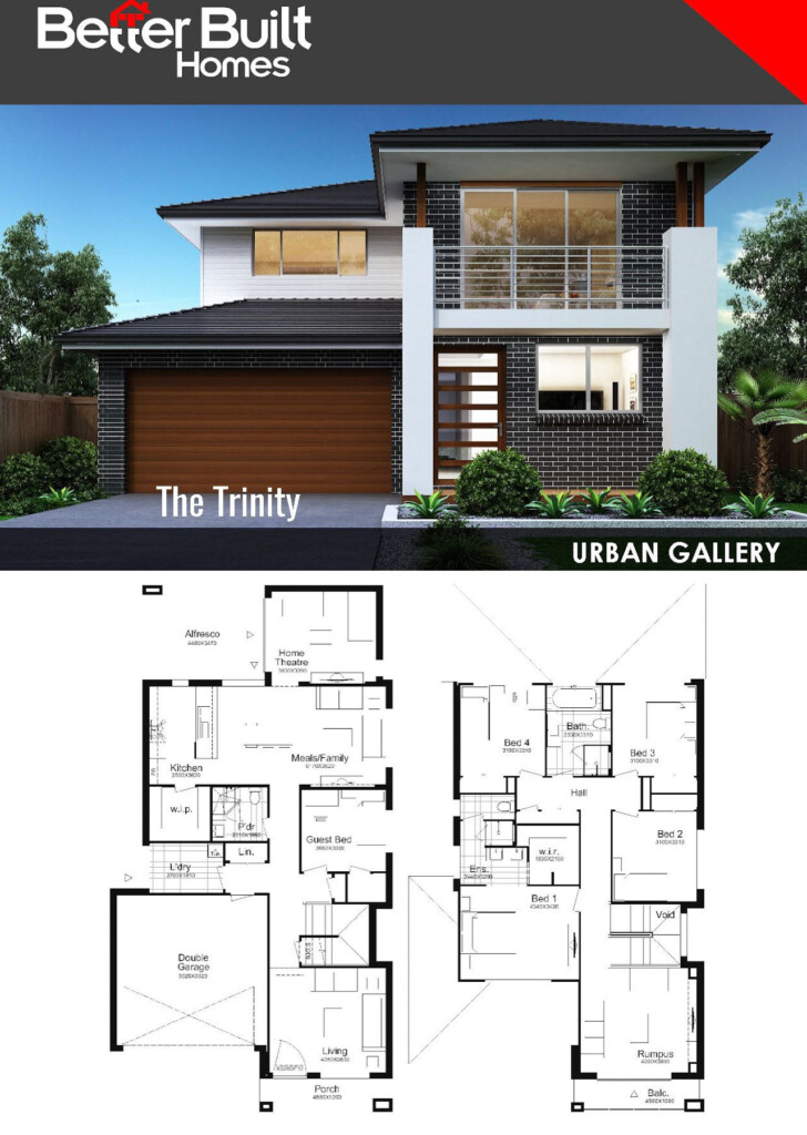 21 Double Storey House Plans With Double Garage Ideas - Best Double Story House Plans