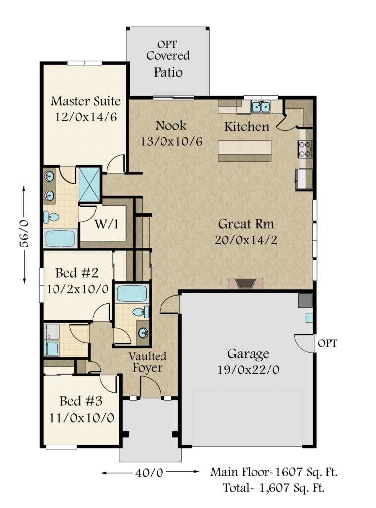 23 1 Story House Floor Plans - House Floor Plans One Story