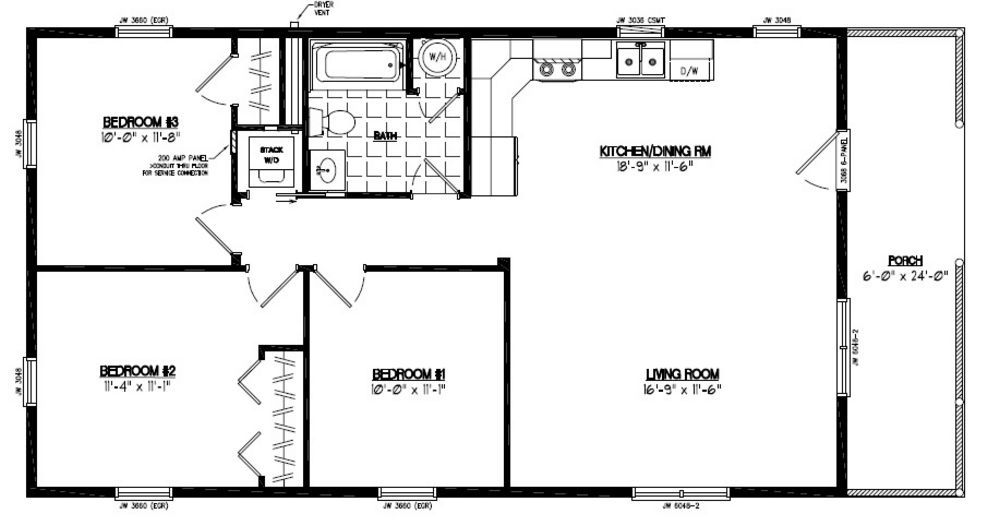 24 X 36 2 Story House Plans - 24 X 36 Two Story House Plans