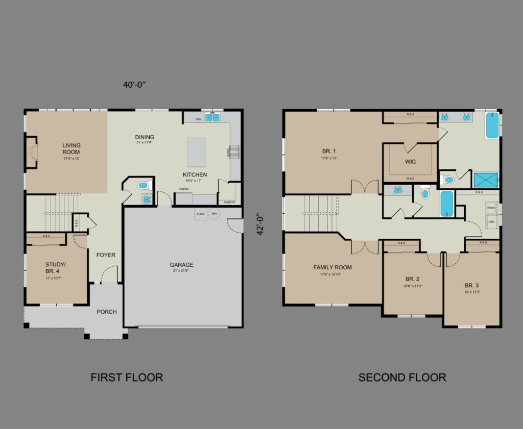 2400 To 2500 Sq Ft Two Story House Plan Northwest Design 2 464 Sq  - 2500 Sq Ft Two Story House Plans