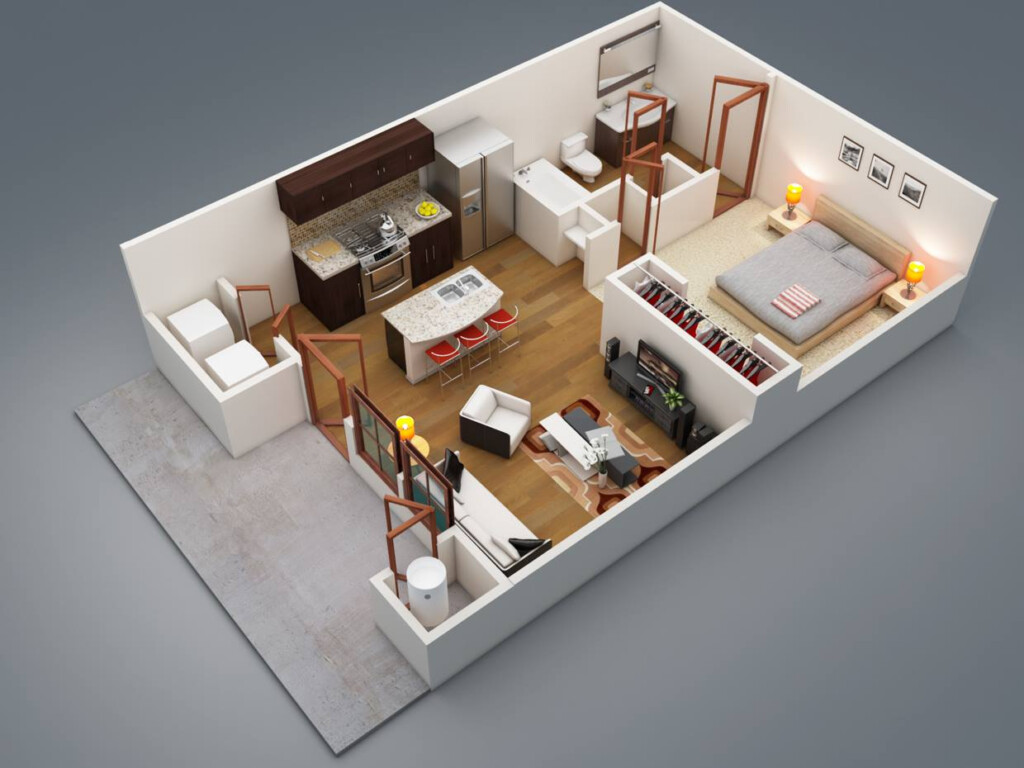 30 Best One Bedroom House Plans Check Here HPD Consult - Single Story 1 Bedroom House Plans