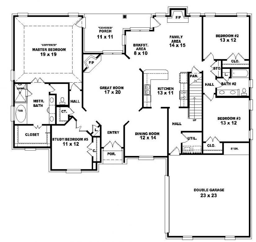 4 Bedroom 2 Bath House Plans Fresh Two Story 4 Bedroom 3 Bath French  - 2 Story 4 Bedroom 3 Bathroom House Plans