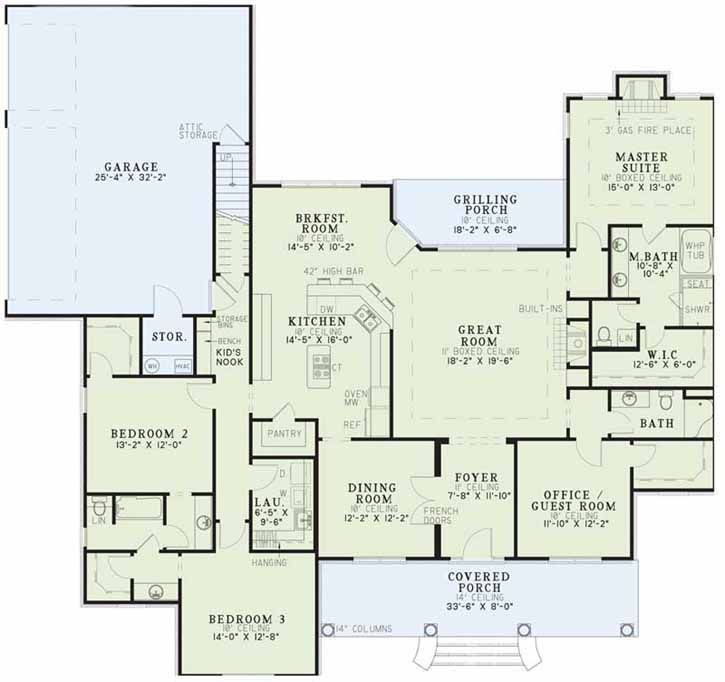 4 Bedroom House Plans 2000 Square Feet Printable Templates Free - 4 Bedroom 2 Story House Plans 2000 Square Feet