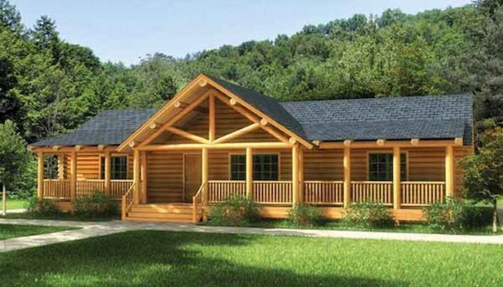 40 Best Log Cabin Homes Plans One Story Design Ideas Log Home Plans  - Single Story Cabin House Plans