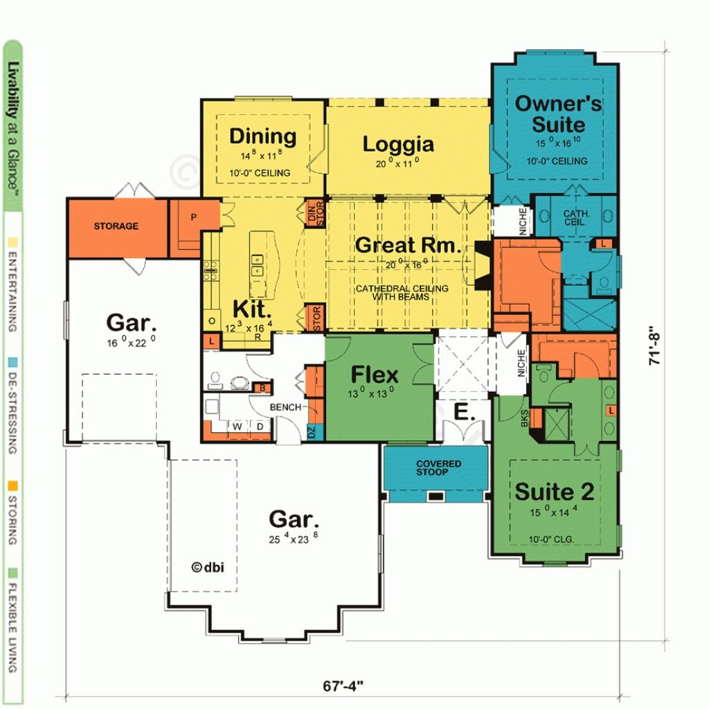 40 Luxury House Plans With Two Master Suites Ideas - House Plans Two Master Suites One Story