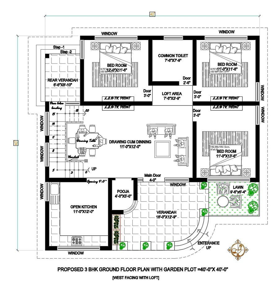 40x40 House Plans Indian Floor Plans - 40 X 40 2 Story House Plans