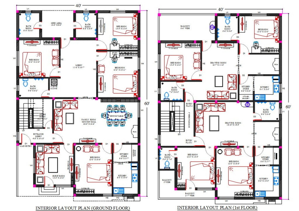 40X60 House Floor Plans Floorplans click - 40X60 Two Story House Plans