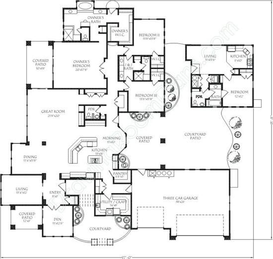 46 One Story House Plans With Inlaw Apartment - One Story House Plans With Inlaw Apartment