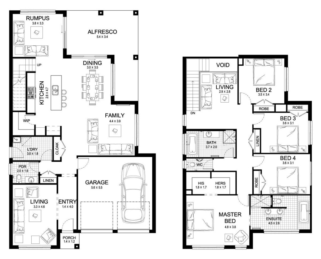 5 Bedroom 2 Story House Plans Australia Homeplan cloud - 5 Bedroom 2 Story House Plans Australia