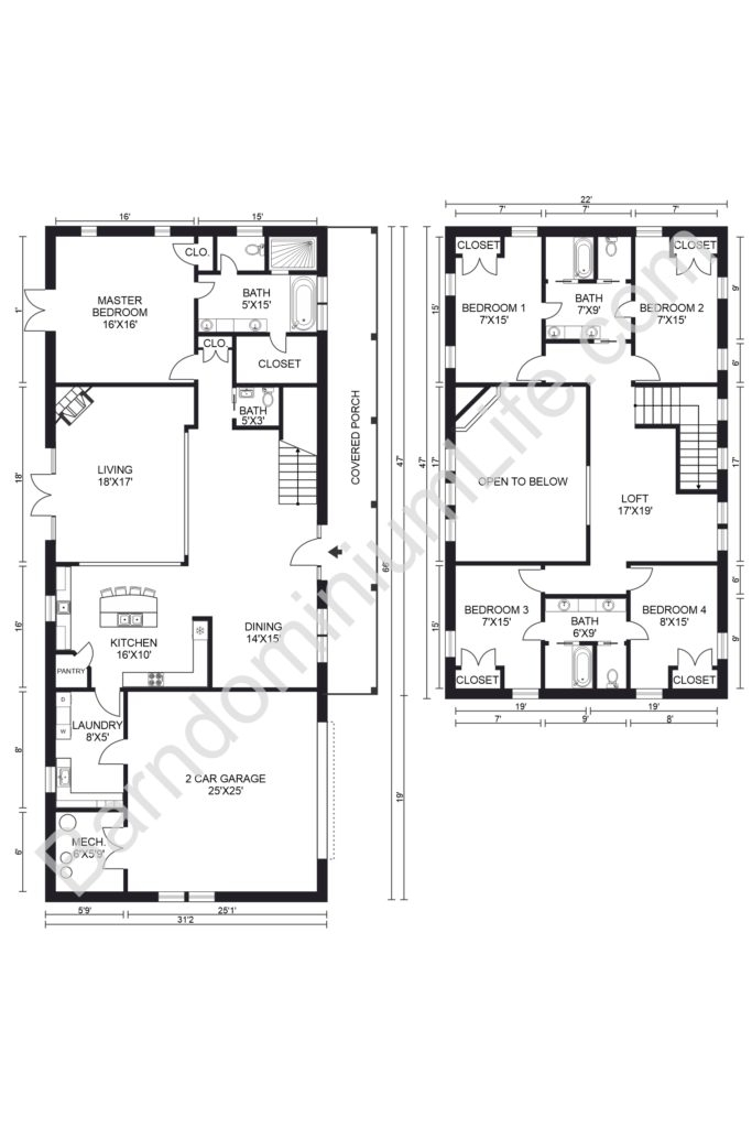 5 Bedroom House Floor Plans 2 Story Www resnooze - 5 Master Bedroom 2 Story House Floor Plans