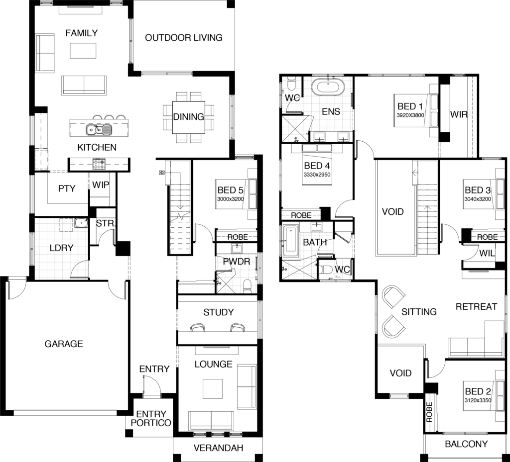 5 Bedroom House Plans Australia Nada Home Design - 5 Bedroom 2 Story House Floor Plans