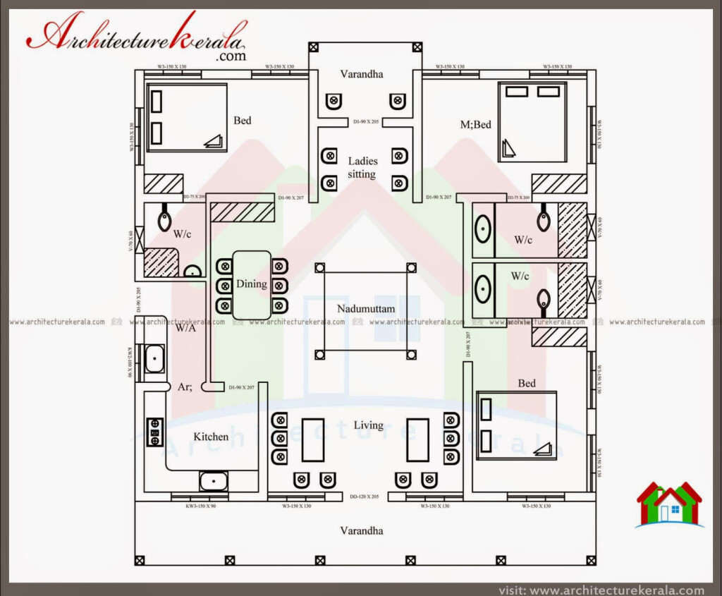 5 Bedroom House Plans Kerala Home Design Typical Kerala Nalukettu Type  - 5 Bedroom Two Story House Plans Kerala