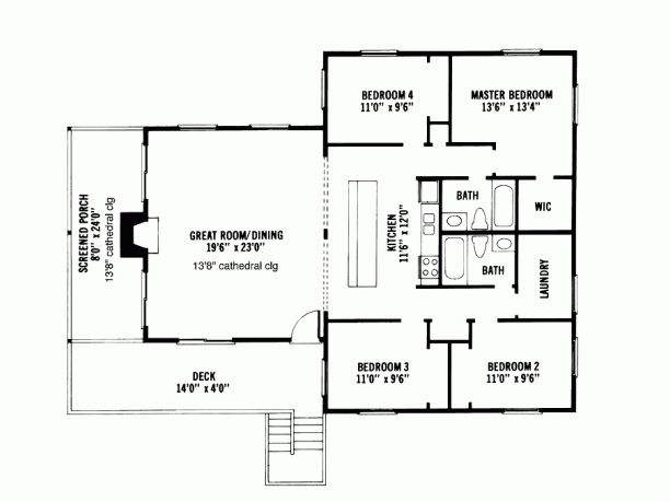 52 One Story House Plans Under 1600 Sq Ft New House Plan  - One Story House Plans Under 1600 Sq Ft