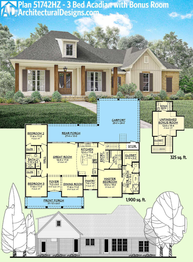 55 Striking Acadian Style House Plan Satisfy Your Imagination - Two Story Acadian Style House Plans