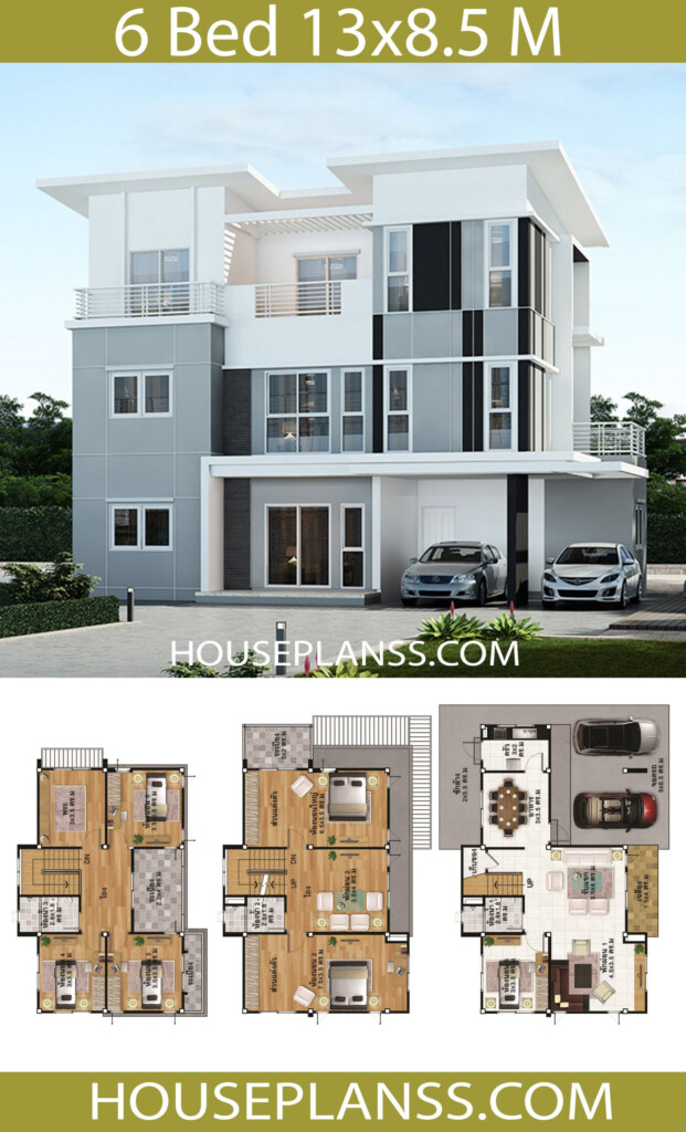 6 Bedroom 2 Story House Plans 3D Goimages I - 6 Bedroom 2 Story House Plans 3D