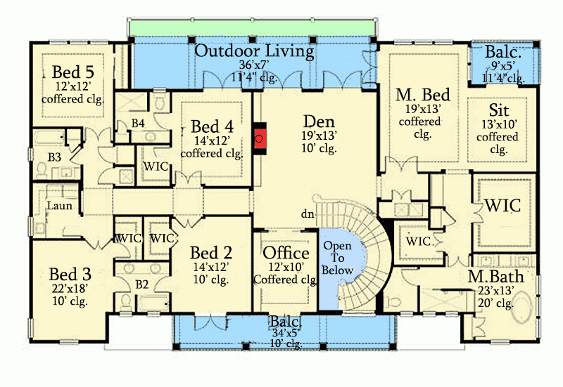 6 Bedroom House Plans Small Modern Apartment - 6 Bedroom 1 Story House Plans