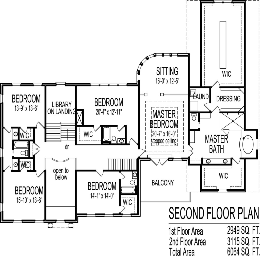 7 Bedroom Colonial House Plan House Plans 2 Storey Large House Plans  - 7 Bedroom 2 Story House Plans