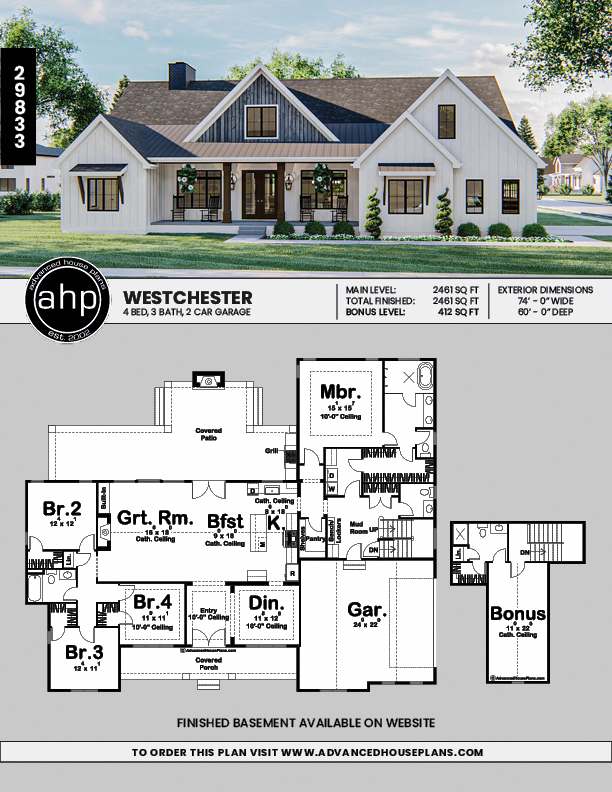 73 Alluring 1 Story Farmhouses Plans House Designs Voted By The  - House Plans For 1.5 Story Homes