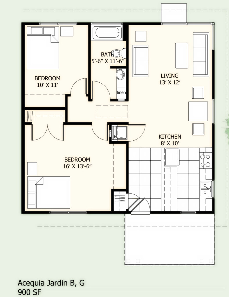 900 Sq Ft House Plans 2 Bedroom Cottage Style House Plan October 2024  - 900 Sq Ft 2 Story House Plans