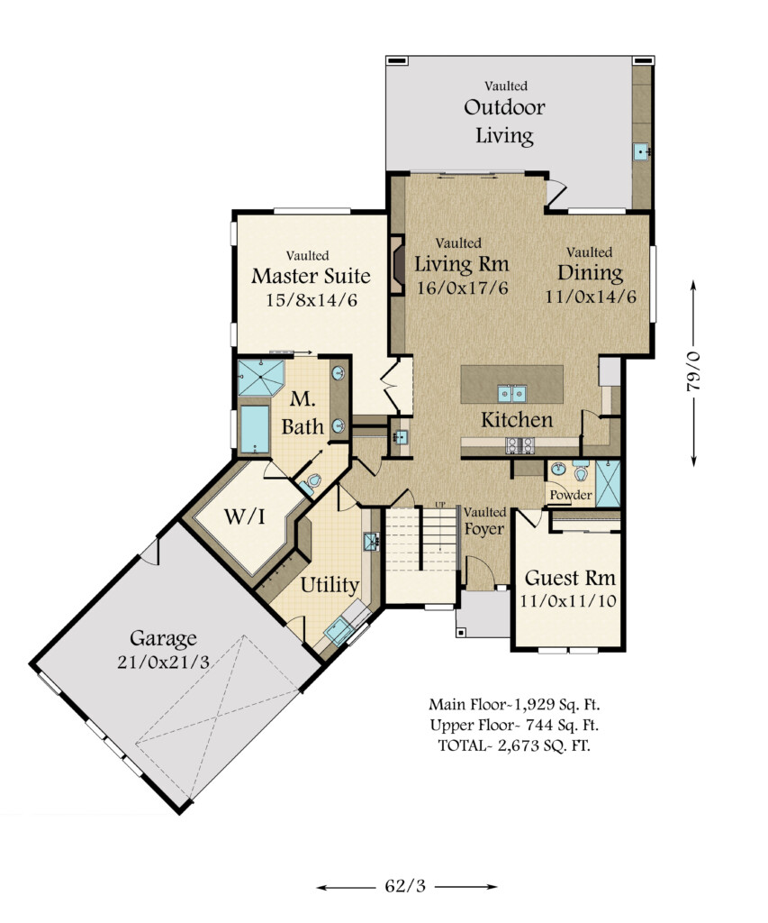 A Modern Empty Nester House Plan With Unique And Award Winning Appeal - 2 Bedroom One Story House Plans For Empty Nesters