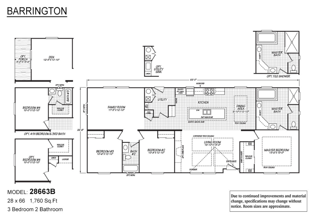 Barrington 28663B By Fleetwood Homes Nampa - 2 Story House Plans In Nampa Id