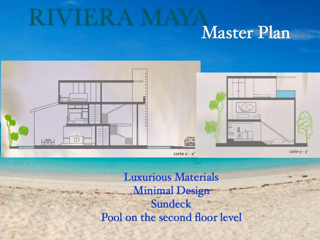 Beach House Playa Del Carmen Cancun Architectural Design Building  - 3 Stories House In Playa Del Carmen Floor Plans