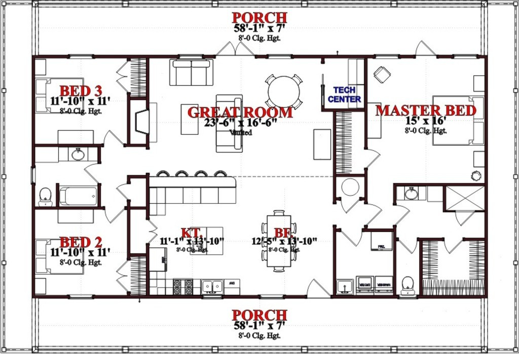 Beautiful 1800 Sq Ft Ranch House Plans New Home Plans Design - 1800 Square Foot House Plans 2 Story