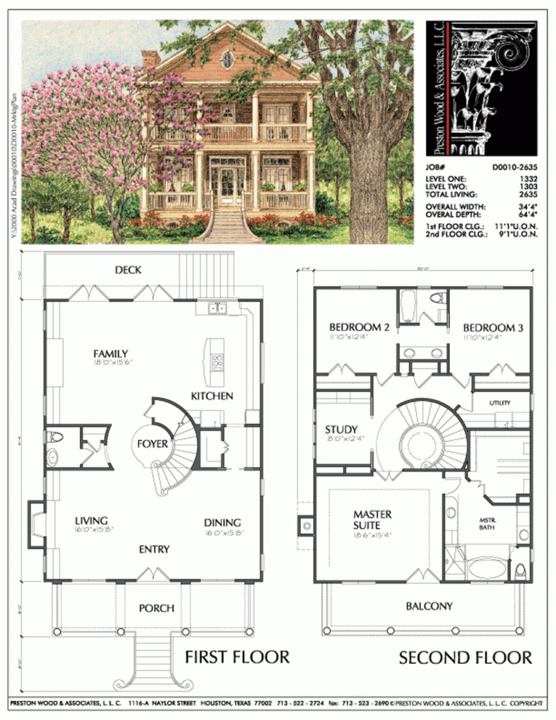 Best 2 Story House Plans Two Story Home Blueprint Layout Residential  - 2 Story Square House Floor Plans