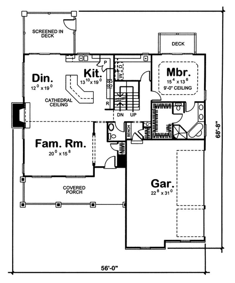 Cape Cod 1 1 2 Story Home With 2 Bedrooms 2614 Sq Ft Floor Plan  - Cape Cod 1 1 2 Story House Plans