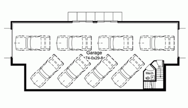 Country Home Plan For The Car Enthusiast 57274HA Architectural  - Car Enthusiast 2 Story House Plans