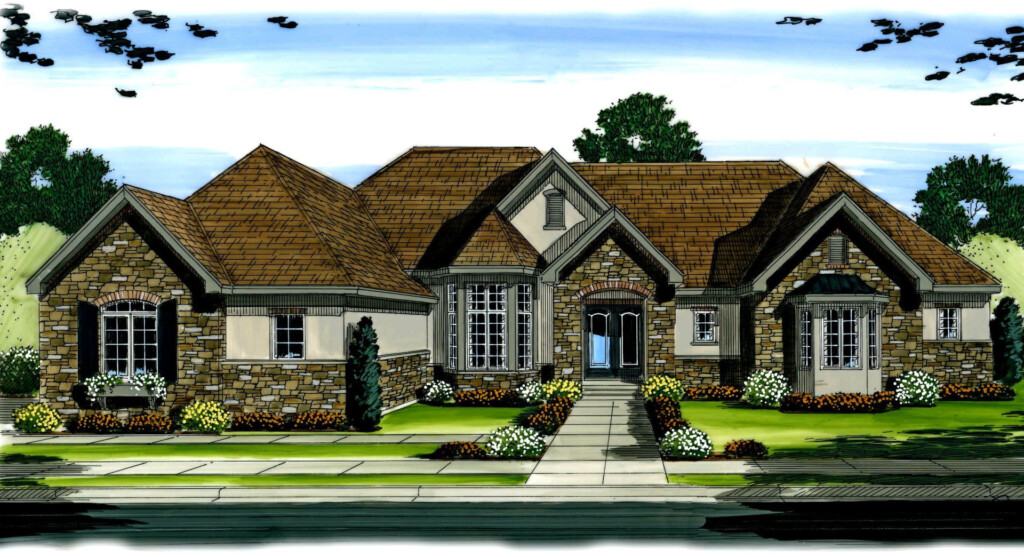 Country Style House Plans 1 Story Image To U - Country Si.Gle Story House Plans