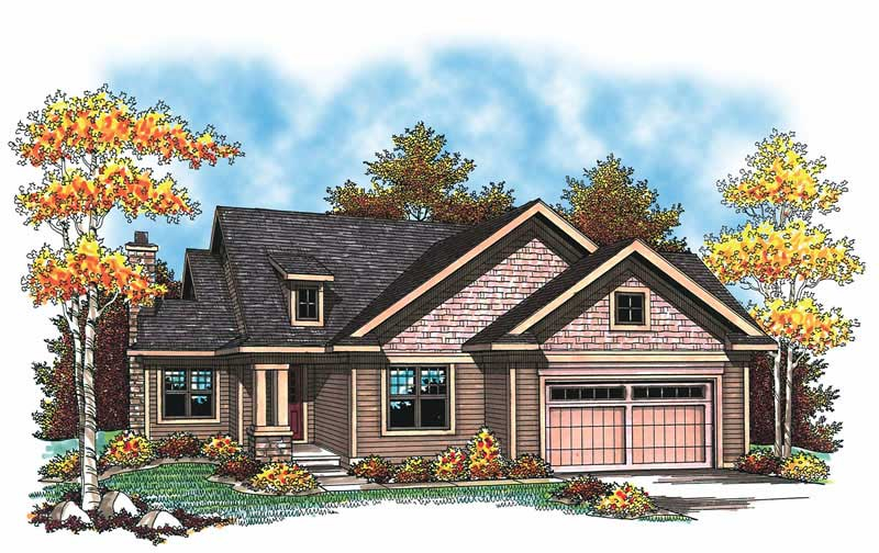 Craftsman Home With 2 Bdrms 1354 Sq Ft House Plan 101 1321 - 2 Story House Plan 1354 Square Feet