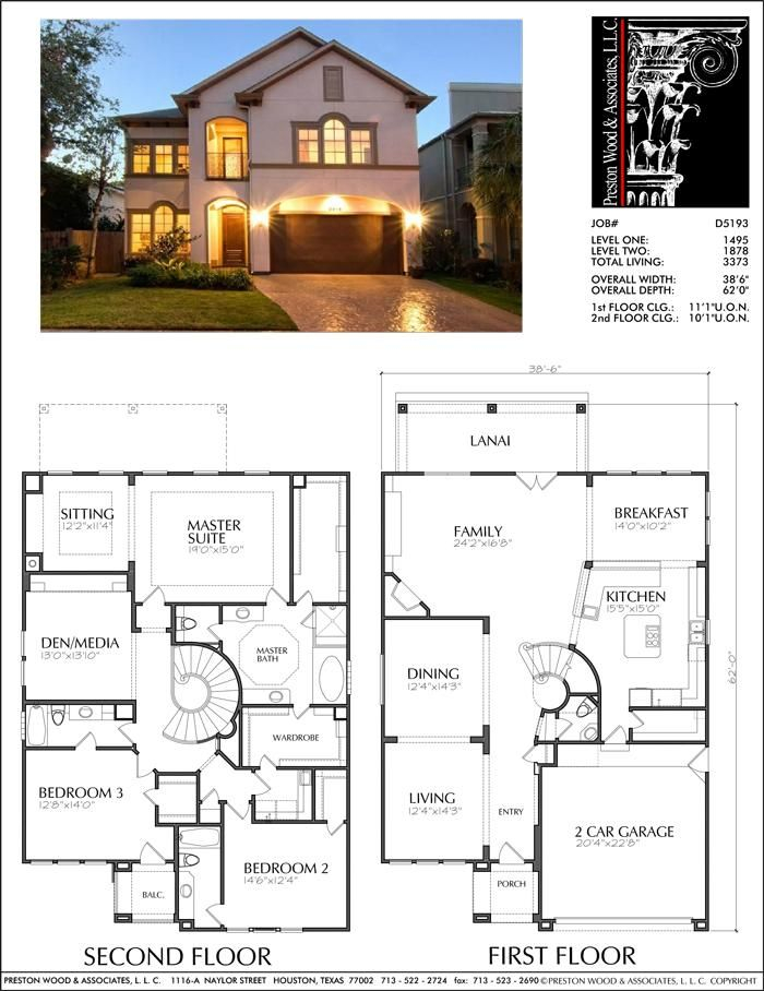 Custom 2 Story Houses New Two Story Home Plans Housing Development D  - Family House Floor Plans 2 Story