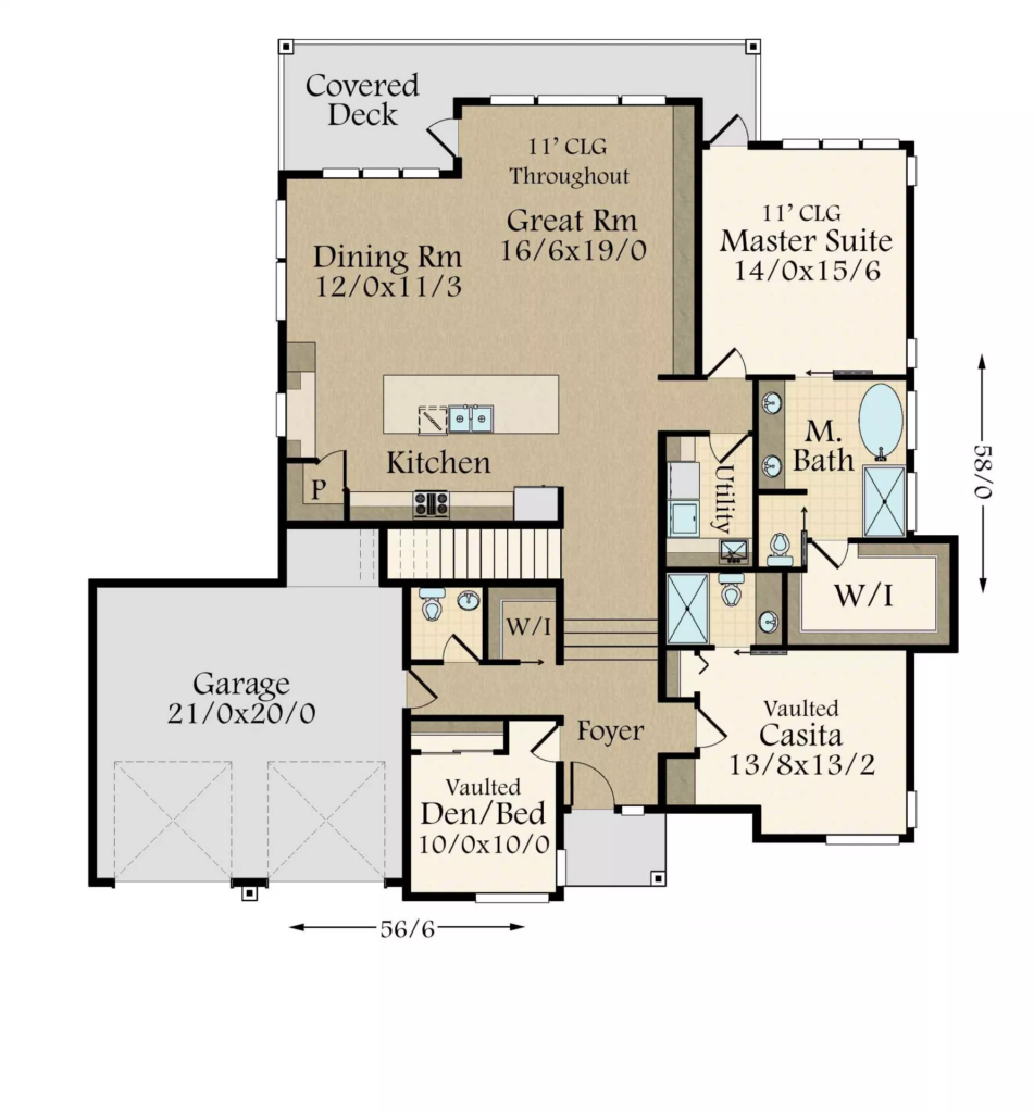 Daylight Basement House Plans A Guide House Plans - 1 Story House Plans With Daylight Basement