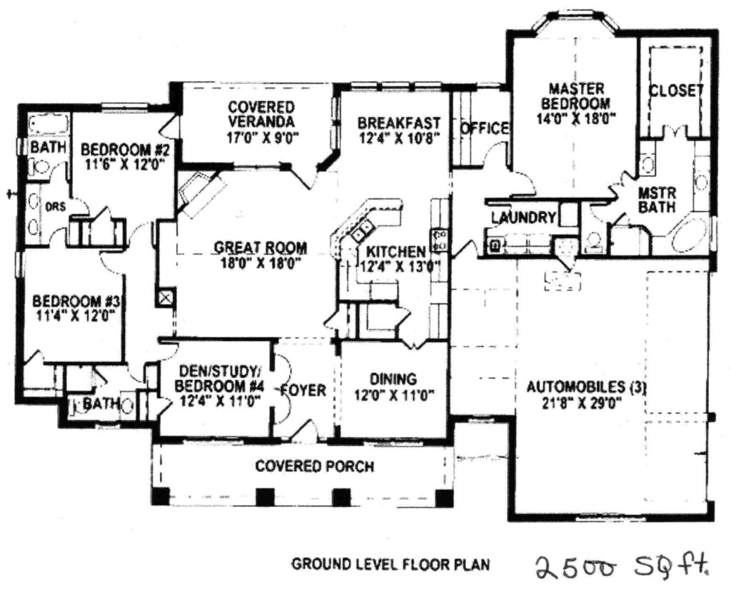 Exploring 2500 Sq Ft Single Story House Plans House Plans - 2500 Square Foot House Plans Single Story