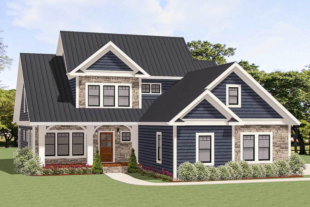 Exploring The Benefits Of A Family House Plan House Plans - Two Story Family House Plans