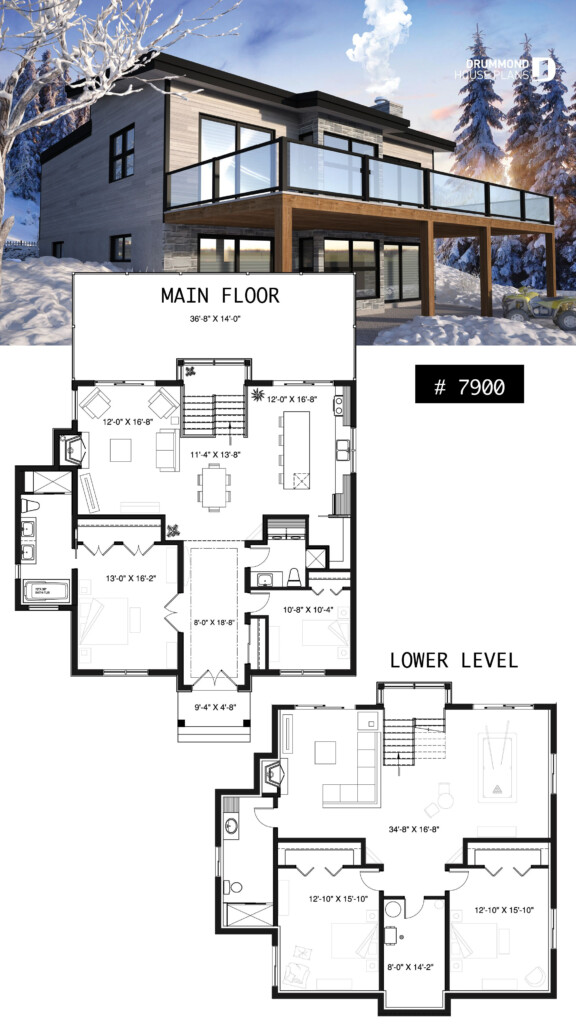 Finished Walkout Basement House Plans Openbasement - Walkout Basement House Plans One Story